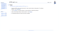 Desktop Screenshot of junix.cz